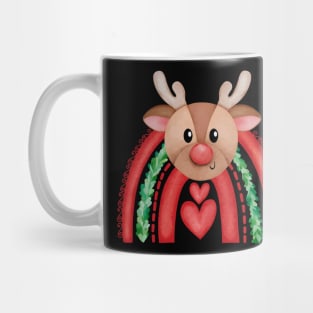 Rainbow Christmas Mug